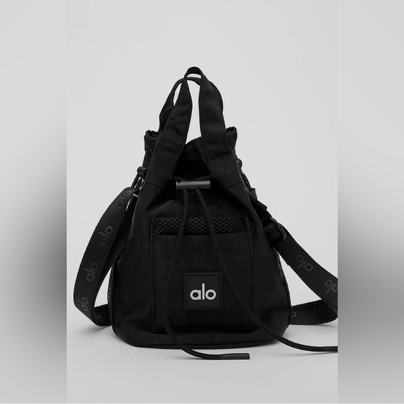 ALO Yoga Handbags - Alo Black Drawstring crossbody